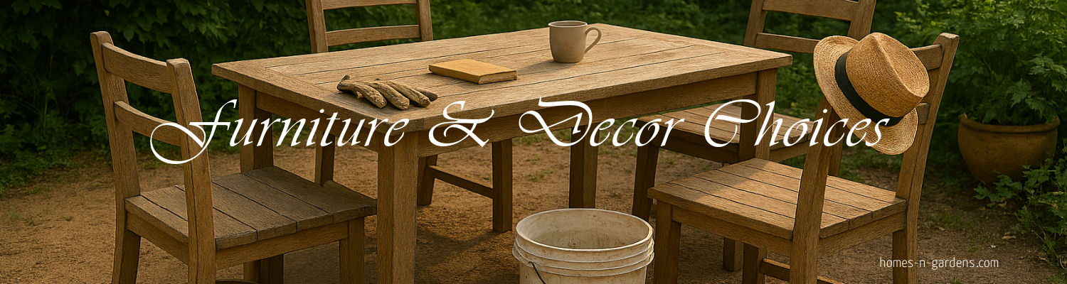 garden living furniture decor choices