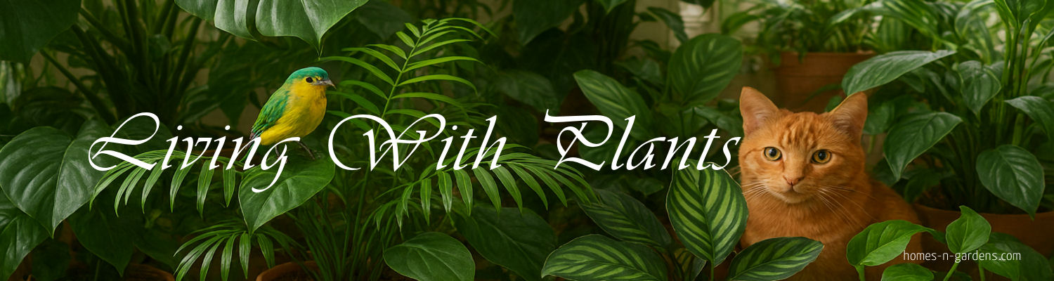 Cozy indoor living plants